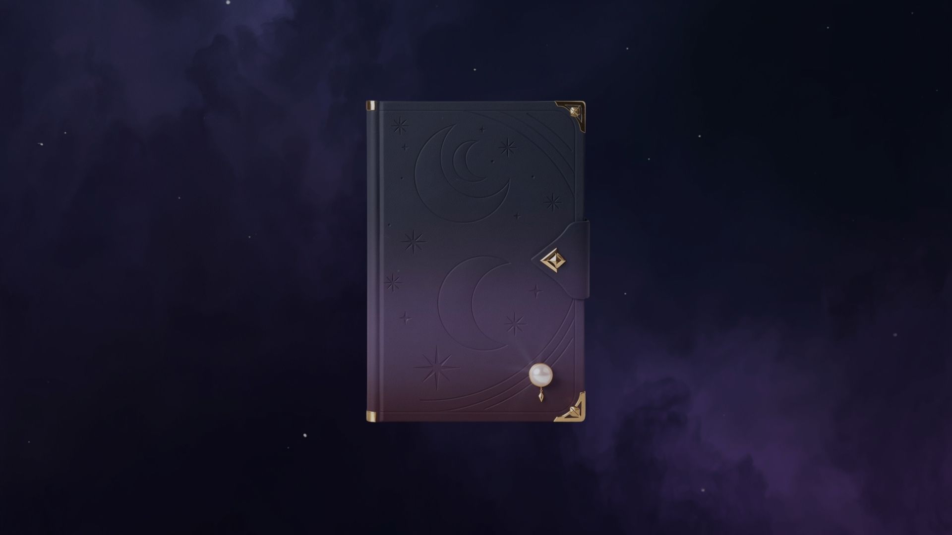 Open tarot journal with daily card reflections